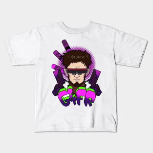 Vaporwave Evangelion 3.0 Gendo Get in the F’n Robot Kids T-Shirt